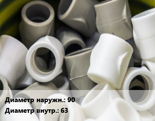 Втулка полипропилен, полиэтилен, металлопластик 90х63 ХПВХ-хлорированный ПВХ Ру16, шт, переходная, Corzan цена от 432.16 сом / шт, где купить, условия доставки в Оше и Ошской области